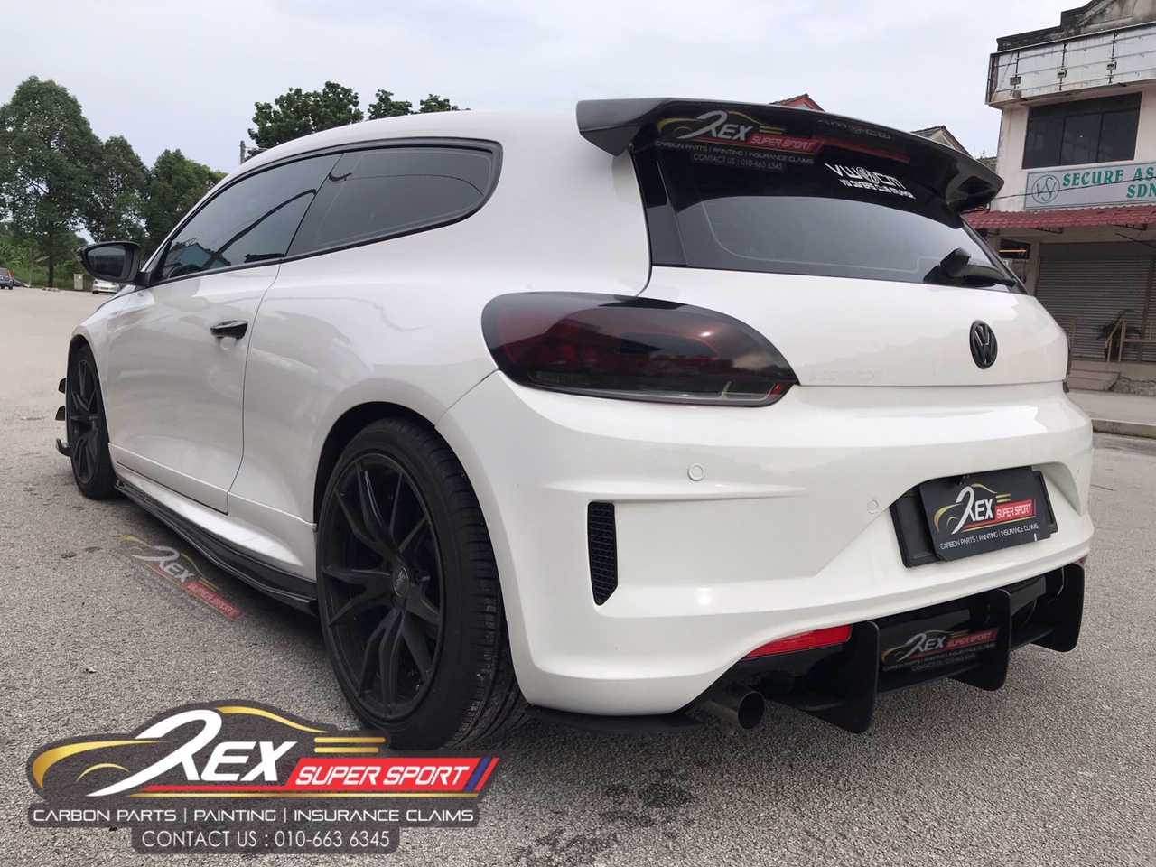 Scirocco R Rear Diffuser Maxton Rexsupersport Specializes In