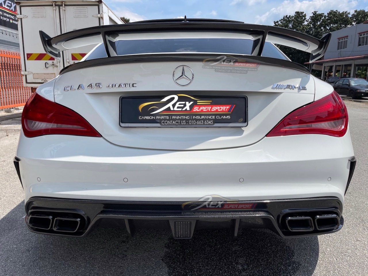 Cla W Amg Rear Diffuser Revozport Rexsupersport