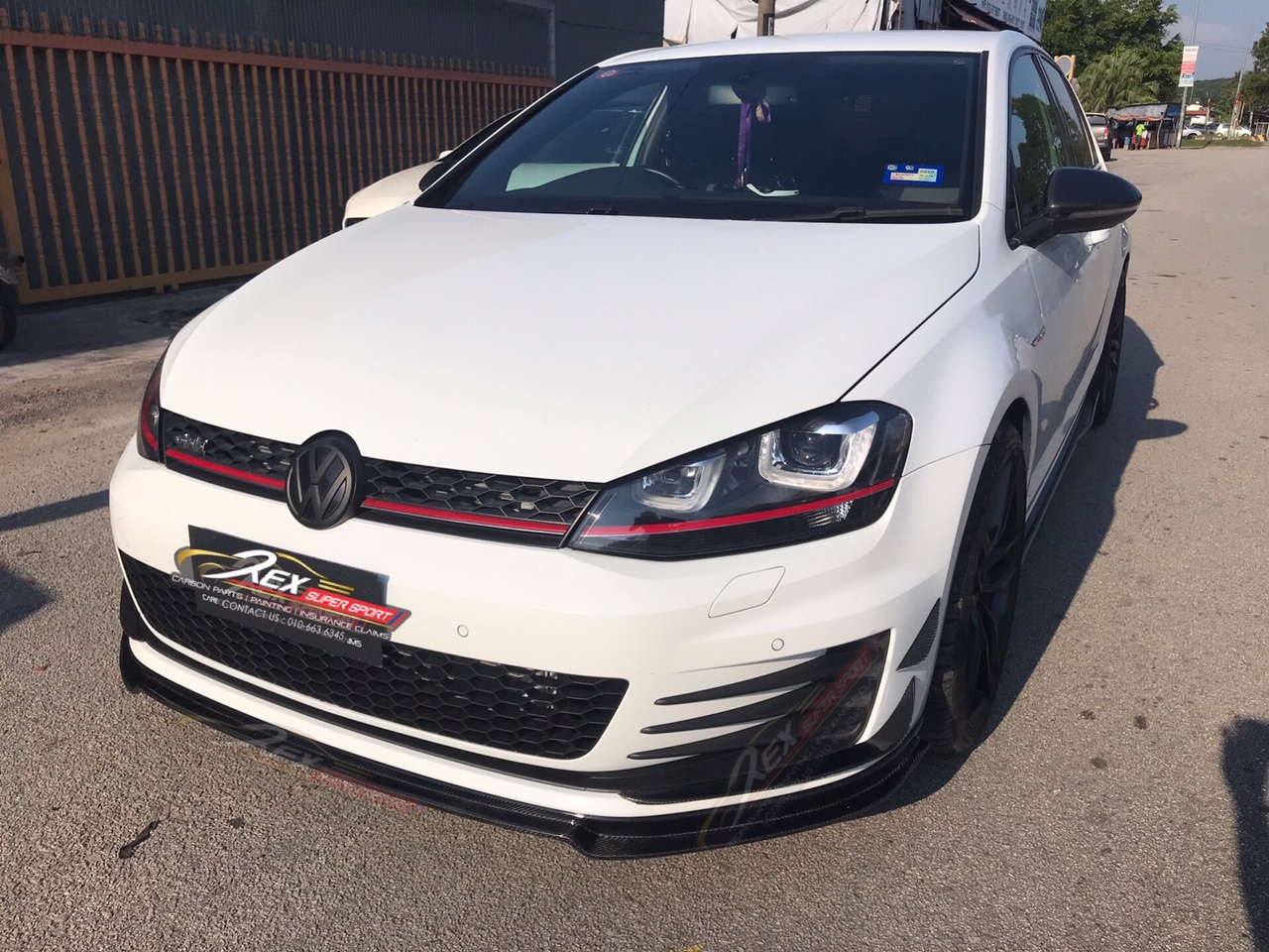 Golf MK7 GTI Front Canard Revozport | Rexsupersport - Specializes In ...