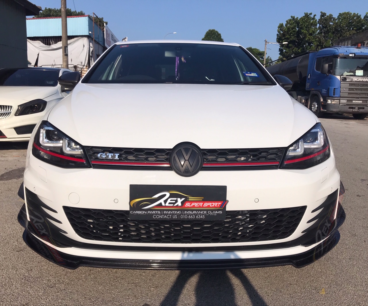 Golf MK7 GTI Front Canard Bumper Rexsupersport Specializes In