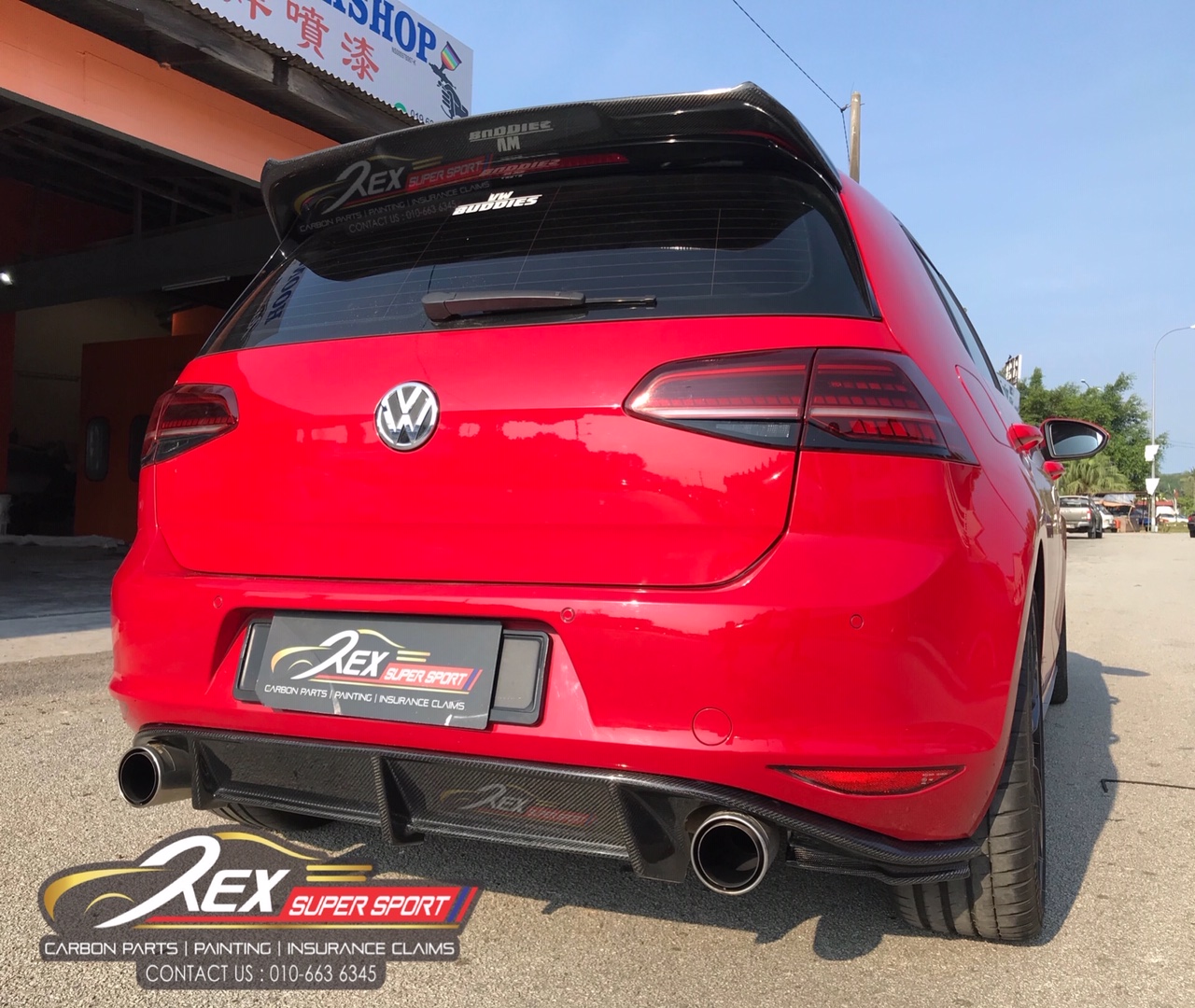 Golf MK7 / MK7.5 GTI R Osir Spoiler | Rexsupersport - Specializes In ...