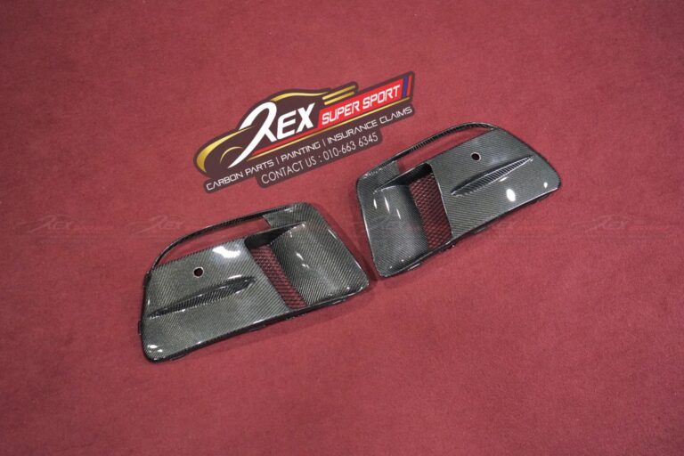 Golf MK6 R Fog Lamp Cover Carbon