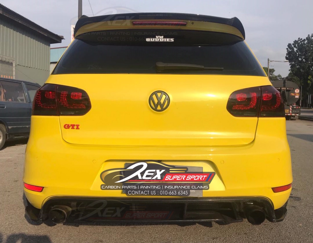 Golf Mk6 Gti R Osir Gts Spoiler Rexsupersport Specializes In Providing Carbon Fibre Parts And Accessories
