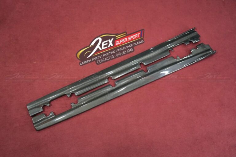 A-CLASS W176 A180 A200 A250 A45 Side Skirt Lip Revozport Carbon