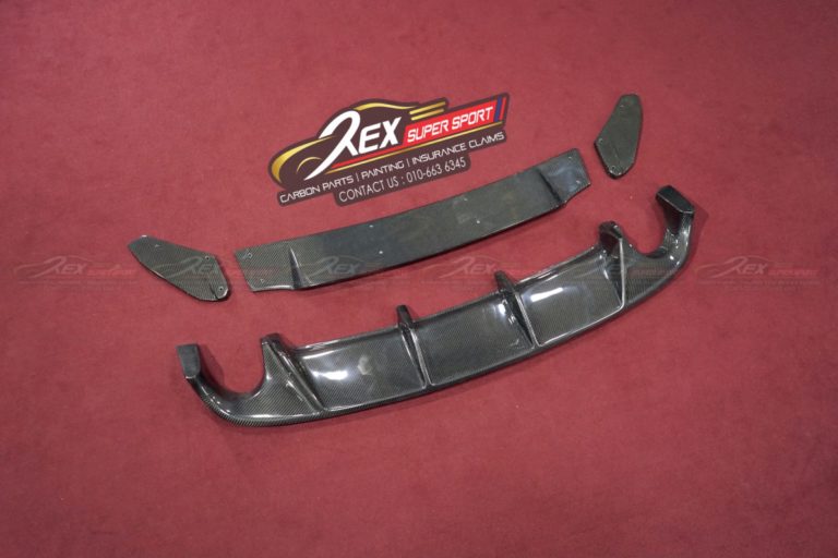 Golf MK6 GTI Rear Diffuser Revozport Carbon