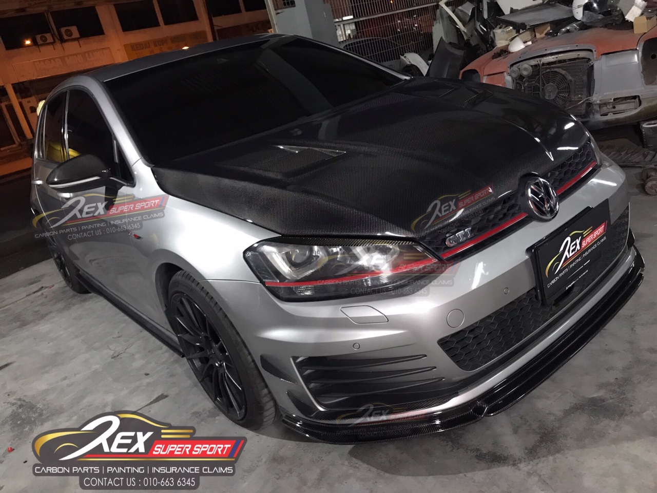 Golf Mk7 Gti Front Canard Revozport Rexsupersport Specializes In Providing Carbon Fibre Parts And Accessories