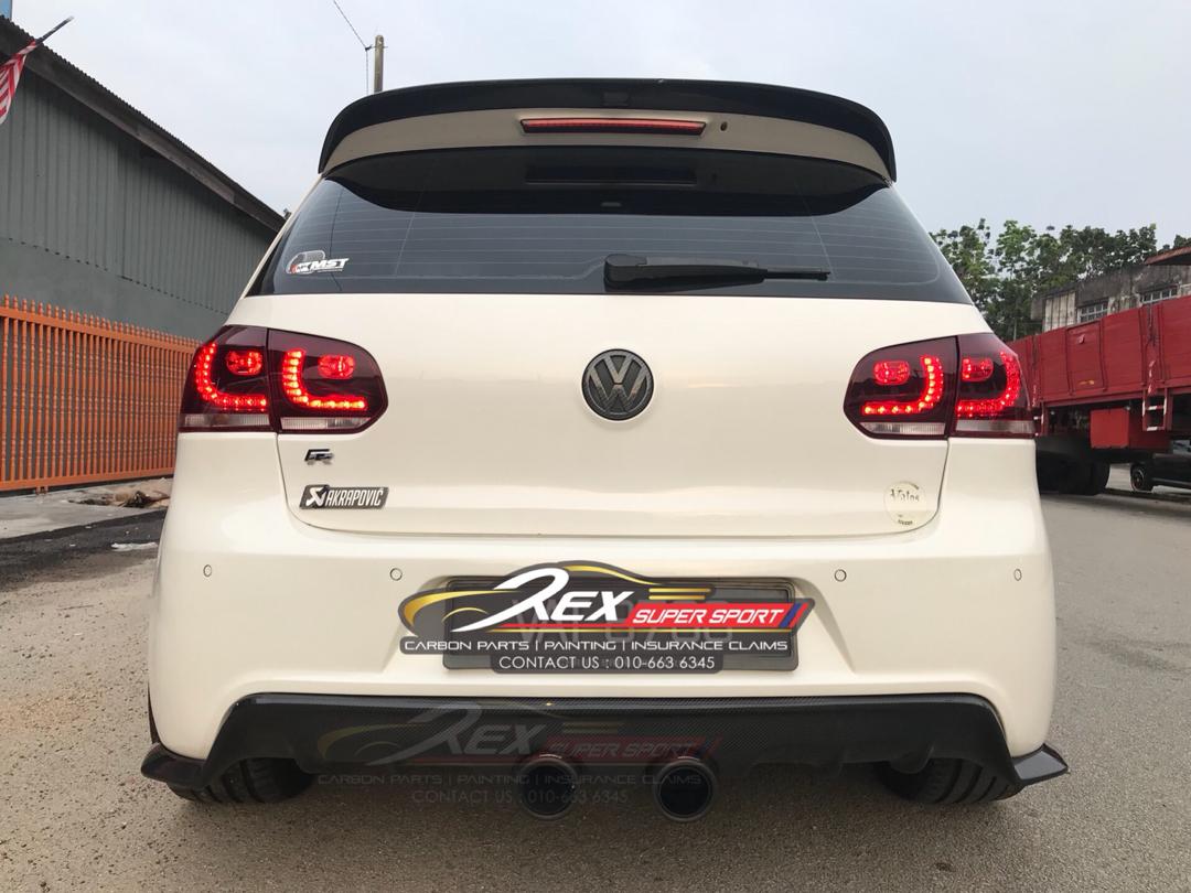 Golf MK6 R Rear Diffuser Exot Diffuser | Rexsupersport - Specializes In ...