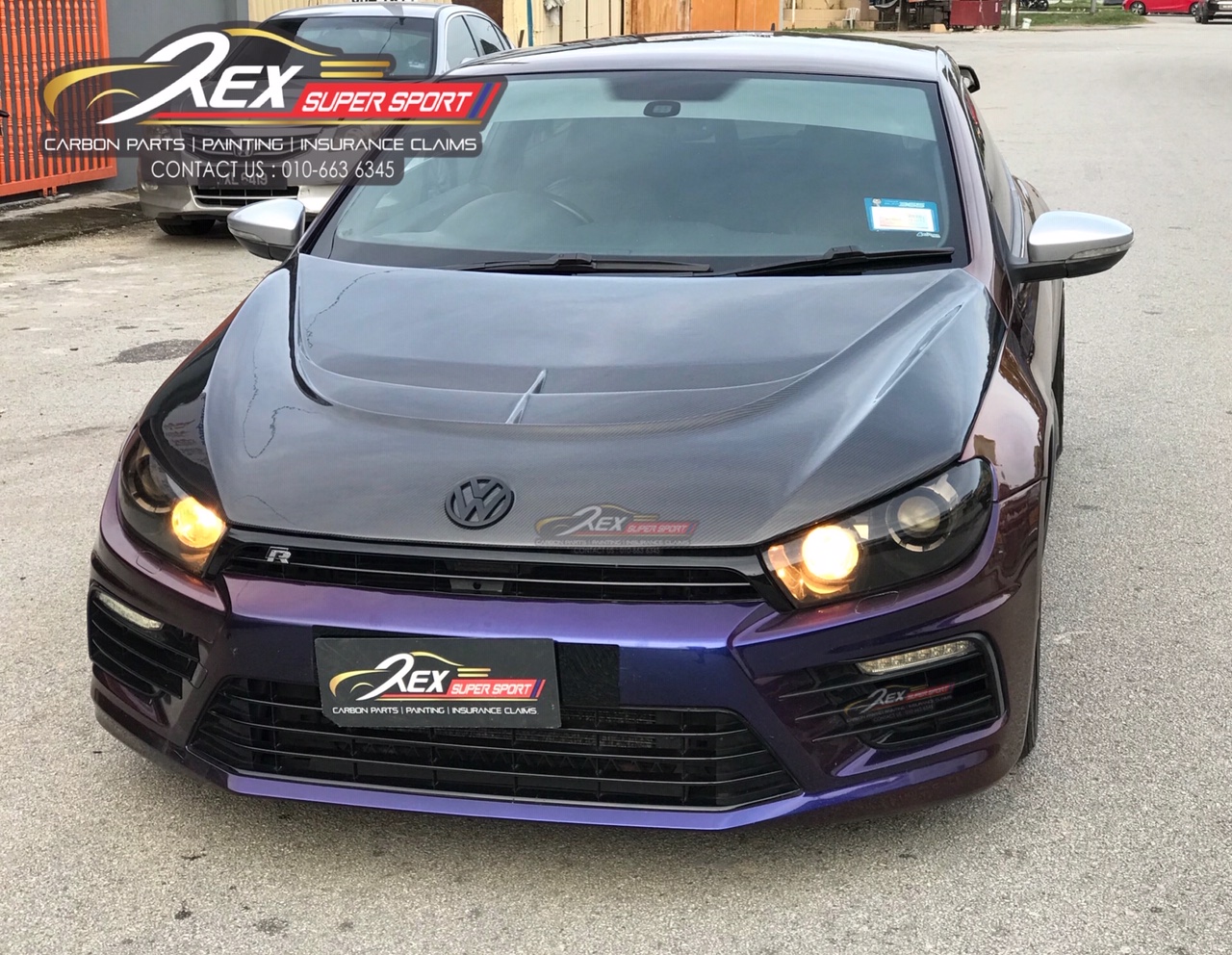 vw scirocco bonnet