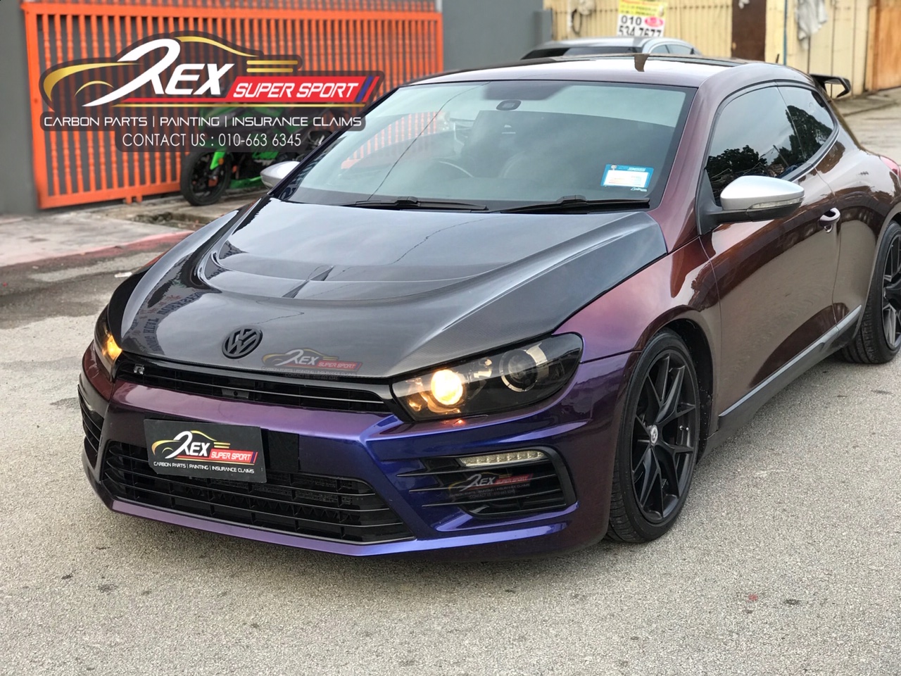 vw scirocco bonnet