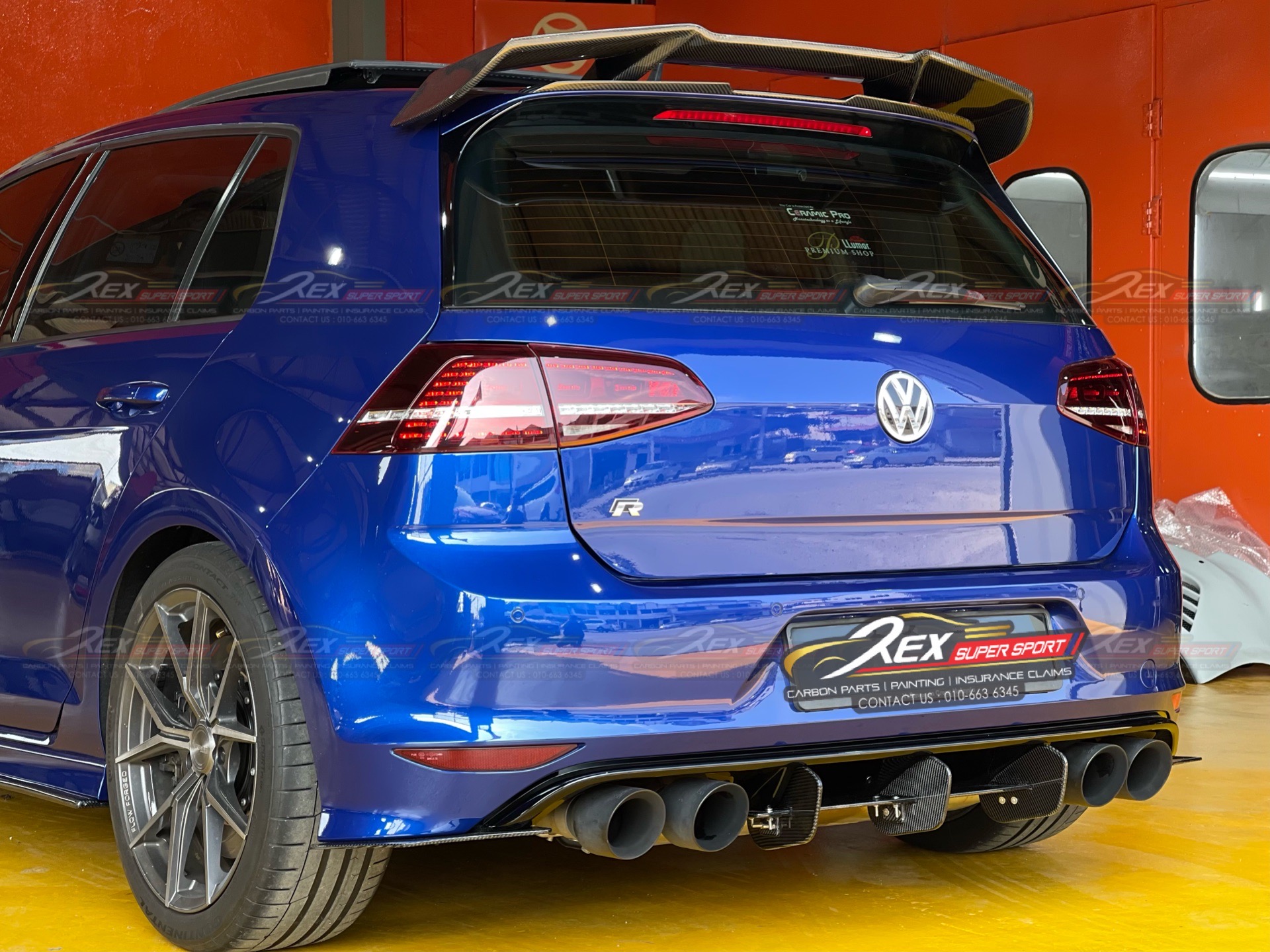 Golf Mk7 R Rear Diffuser Maxton Carbon | Rexsupersport - Specializes In ...