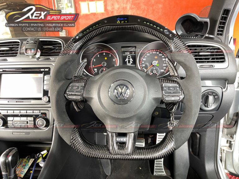 Performance LED Digital Carbon Fiber Steering