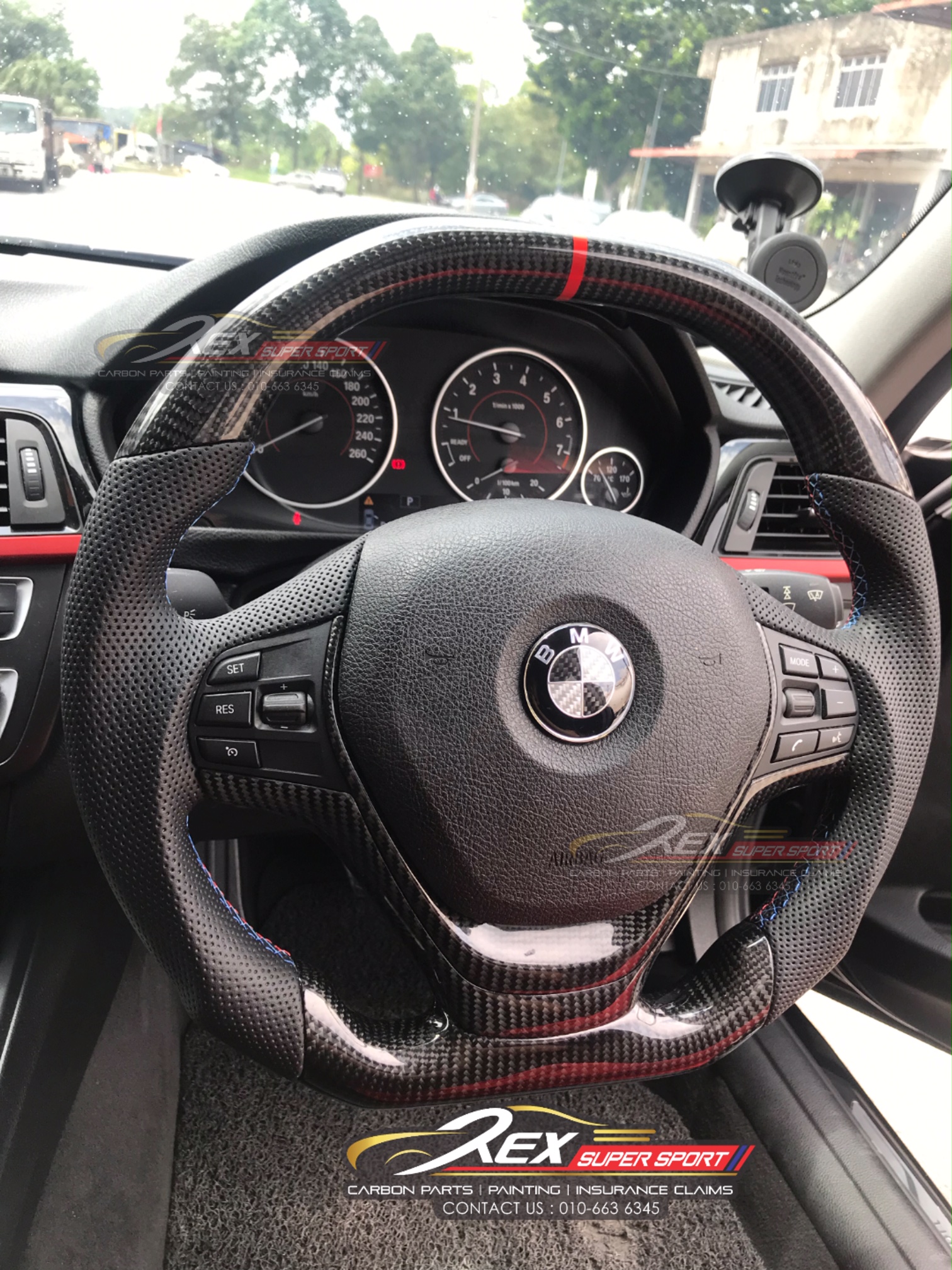 BMW F30 Carbon Fiber Steering | Rexsupersport - Specializes In