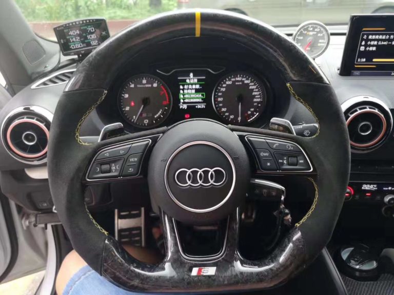 Audi Forged Carbon Fiber Steering