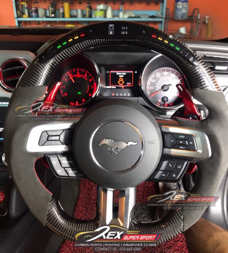 Mustang 2.3 / 5.0 GT Performance LED Digital Carbon Fiber Steering