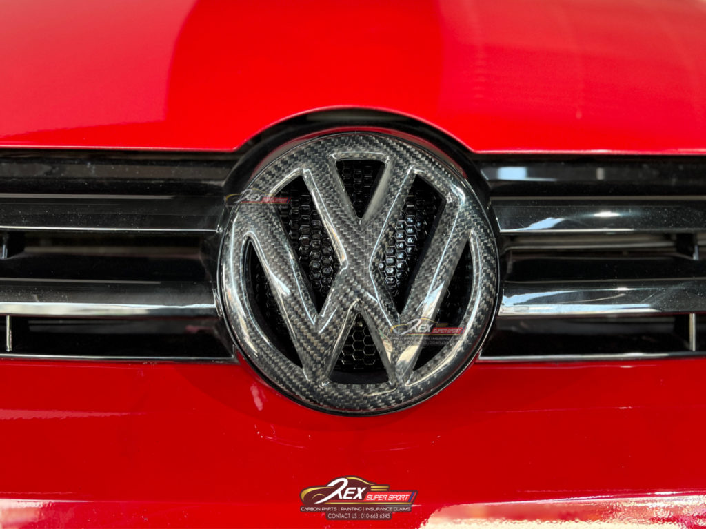 Golf MK7 VW Logo Emblem Gloss Black - Rexsupersport - Specializes