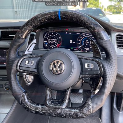 Carbon Gangschalter Knauf Abdeckung für VW Polo T-ROC Passat Golf 7 Octavia  LCI