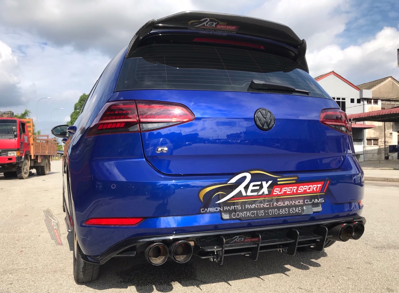 Golf Mk7.5 R Maxton Rear Diffuser Carbon | Rexsupersport - Specializes ...