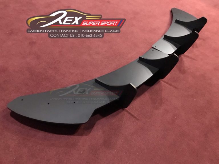 Golf Mk6 R Rear Diffuser Maxton Black