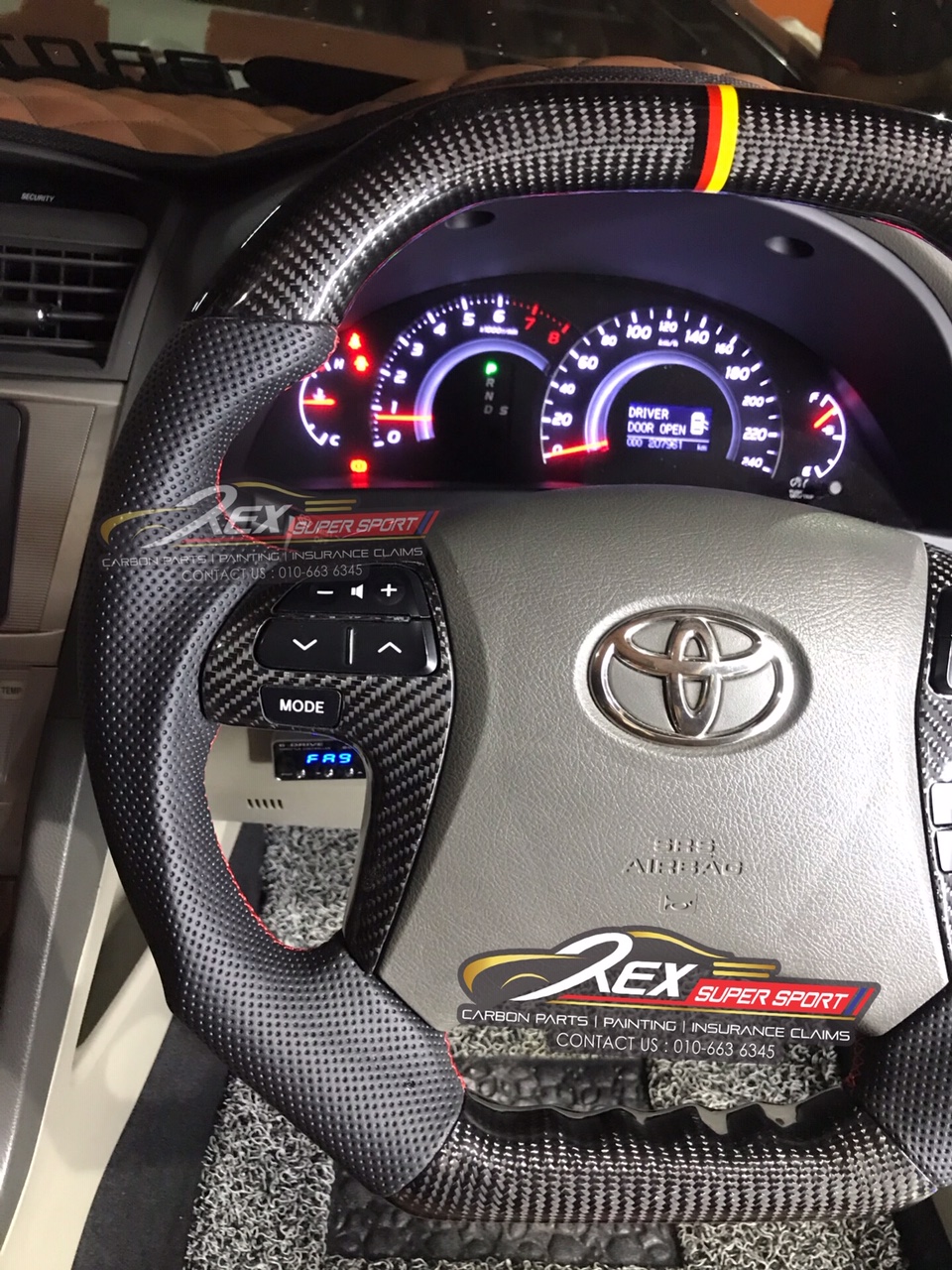 Toyota Camry Carbon Steering | Rexsupersport - Specializes In Providing ...