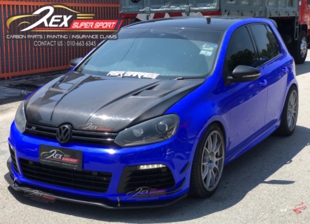 Golf MK6 Aspec Bonnet / Hood Carbon | Rexsupersport - Specializes In ...