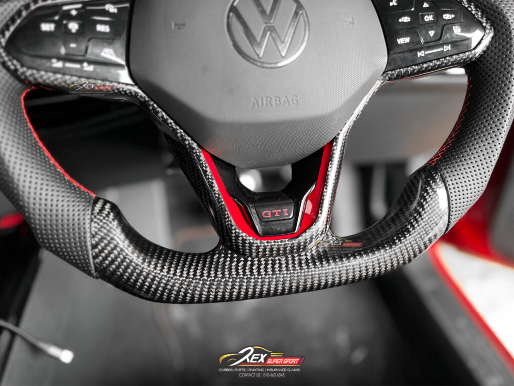 Golf Mk8 GTI R R-Line Paddle Shift Carbon - Rexsupersport - Specializes In  Providing Carbon Fibre Parts and Accessories