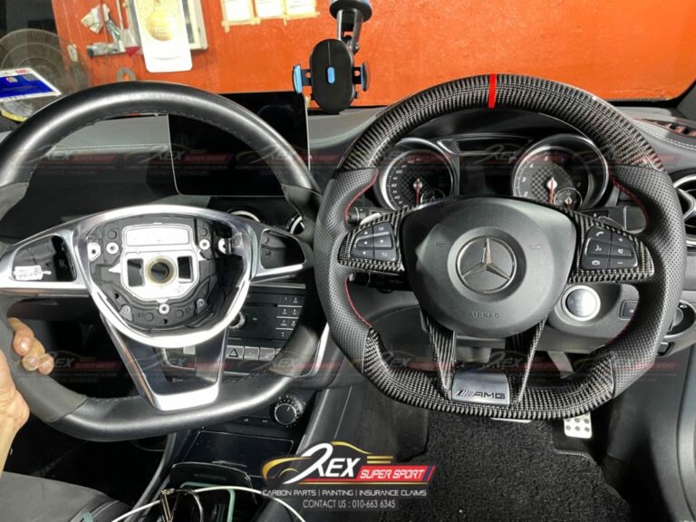 A-Class W176 CLA W117 C-Class W205 GLA X156 Carbon Fiber Steering