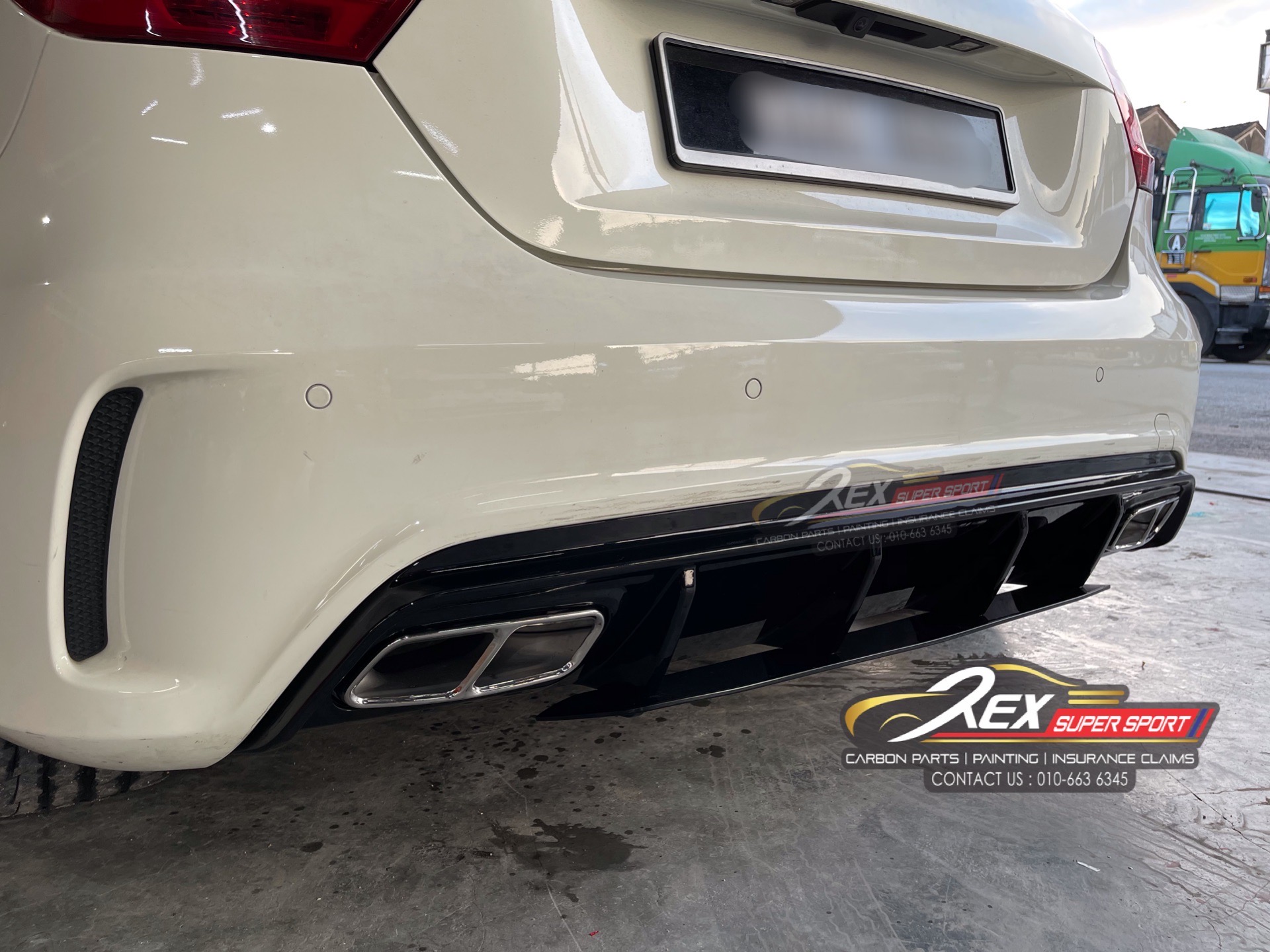 A-Class W176 A180 A200 A250 A45 AMG Bodykit Facelift Set ...