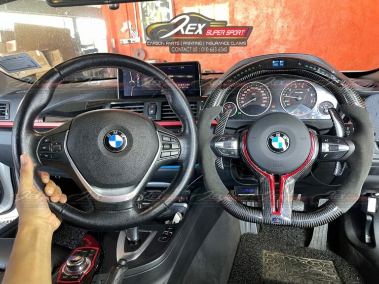 LED Performance Carbon M3 F30 M4 F80 Steering Wheel Full Set