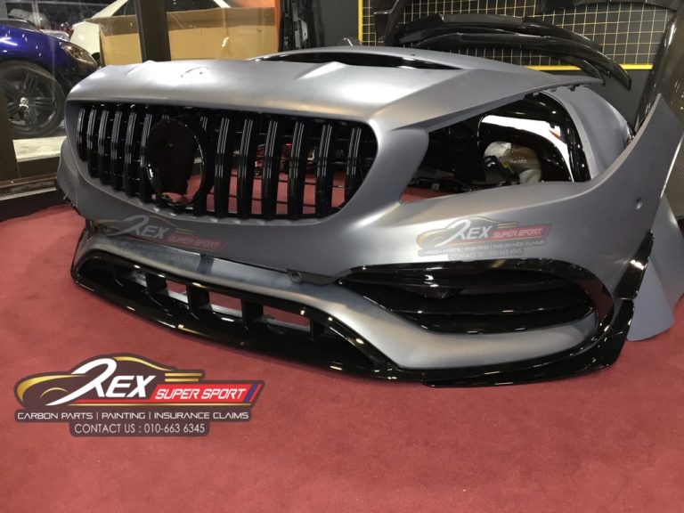 CLA W117 180 200 250 45 AMG Facelift Front Bumper