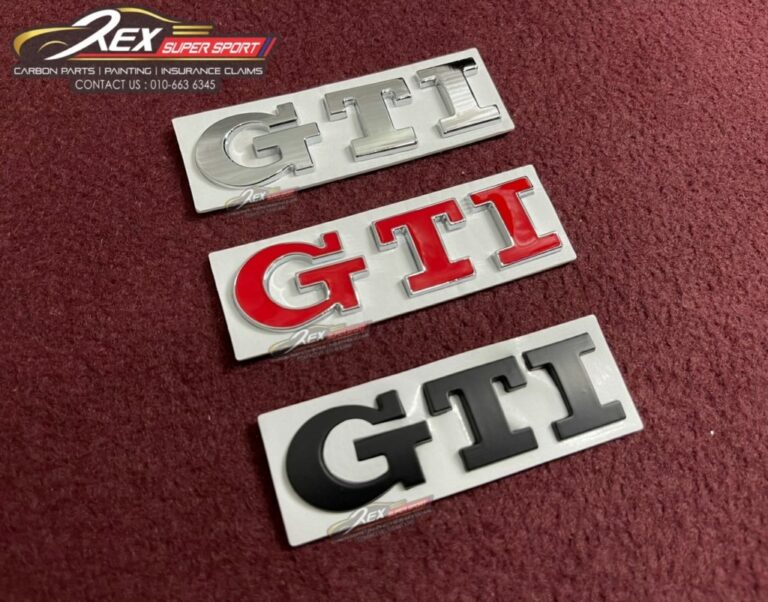 All Volkswagen Rear GTI Emblem