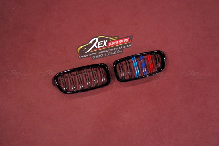 BMW F30 M3 Front Grill Double Fins Tri Colors