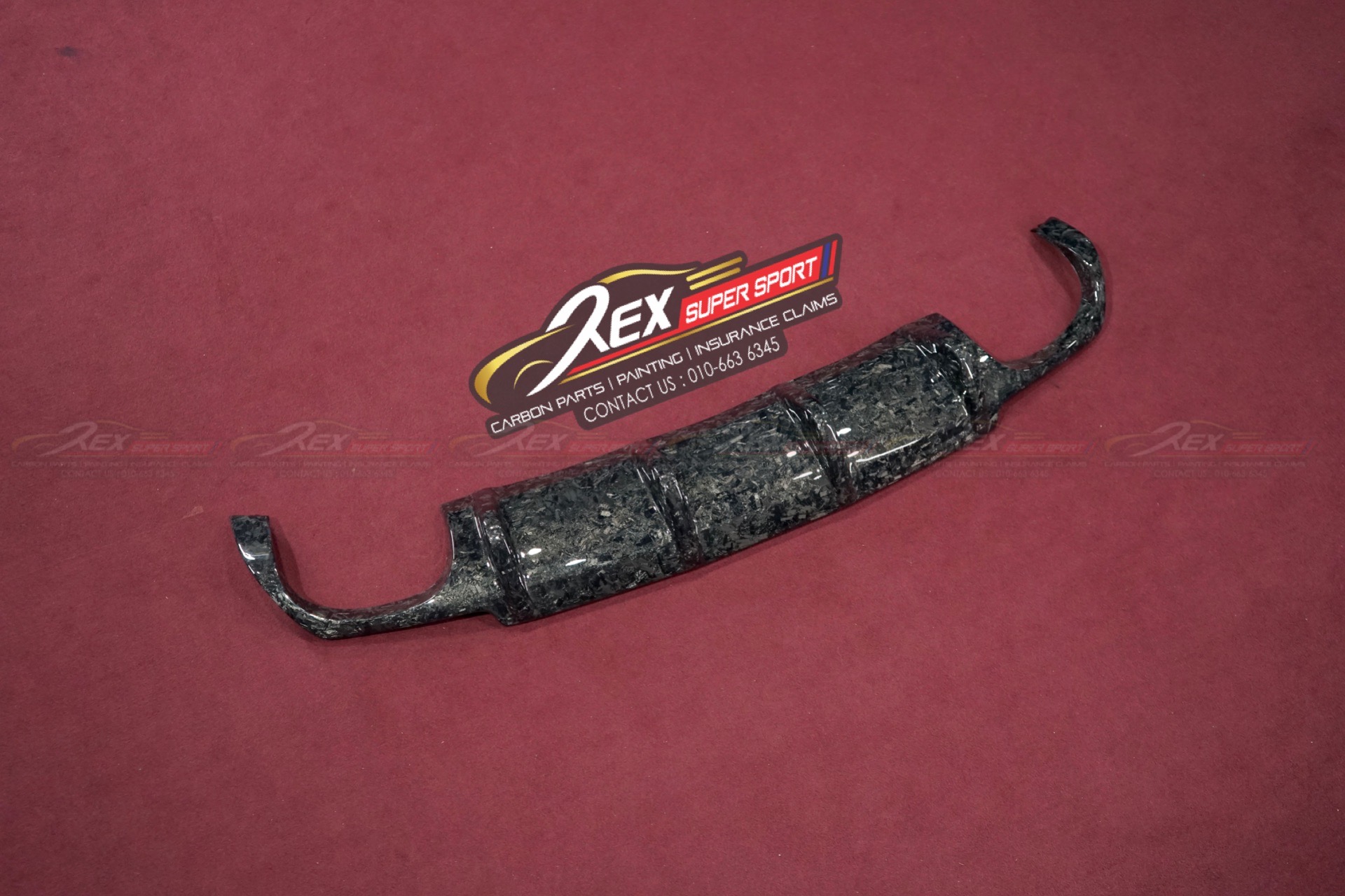 Scirocco R Rear Diffuser Revoz Forged