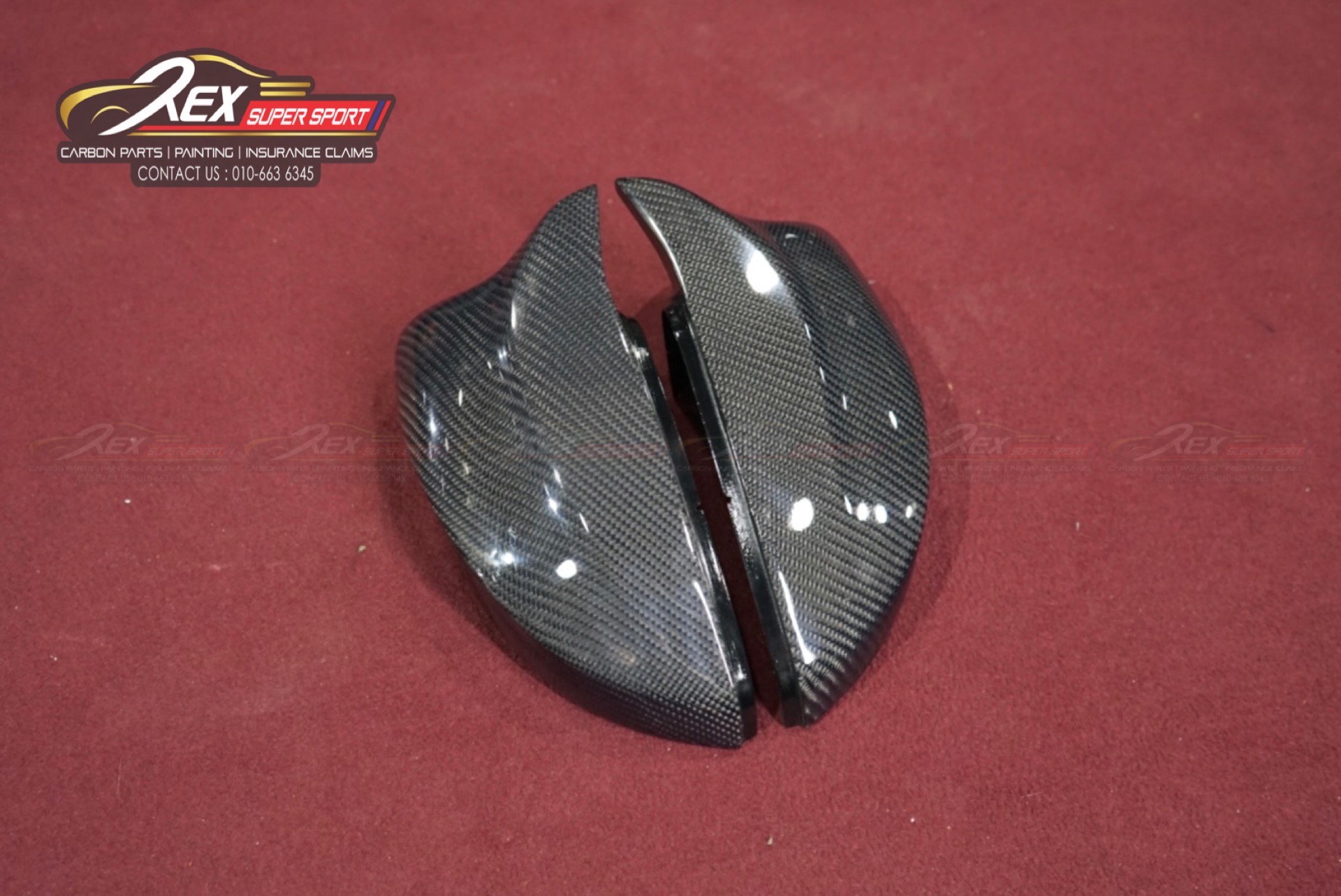 Golf MK6 Super Sport Side Mirror Cover Carbon Rexsupersport