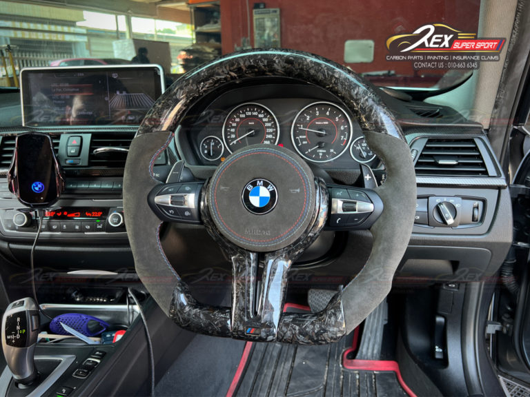 M Sport Forged Carbon Fiber Steering