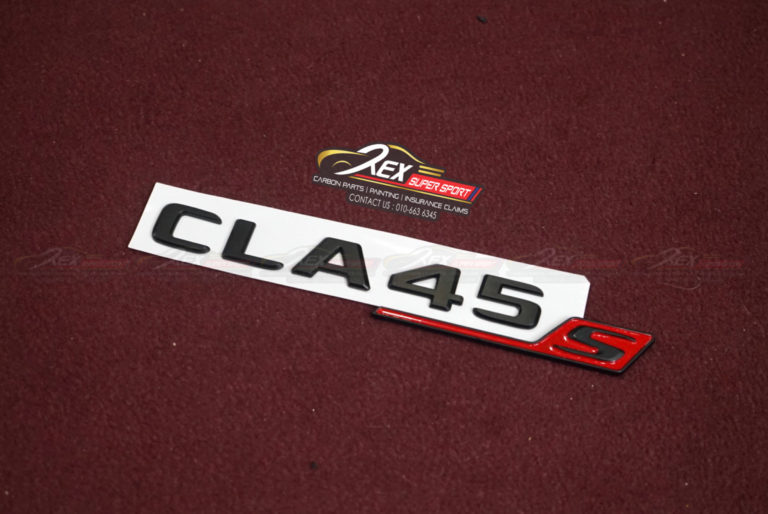 CLA W118 45s AMG Emblem Logo Badge Set