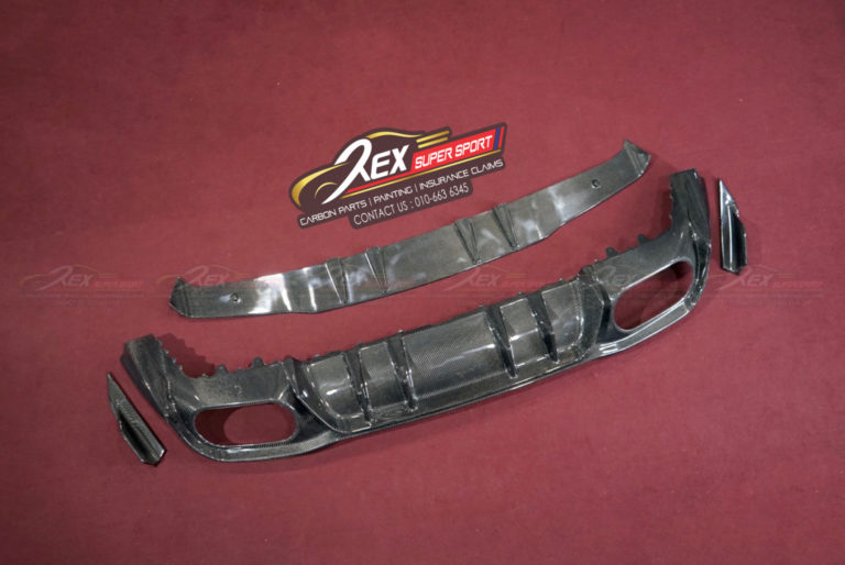 A-CLASS W177 A200 A250 A35 A45s Rear Diffuser RZ Carbon