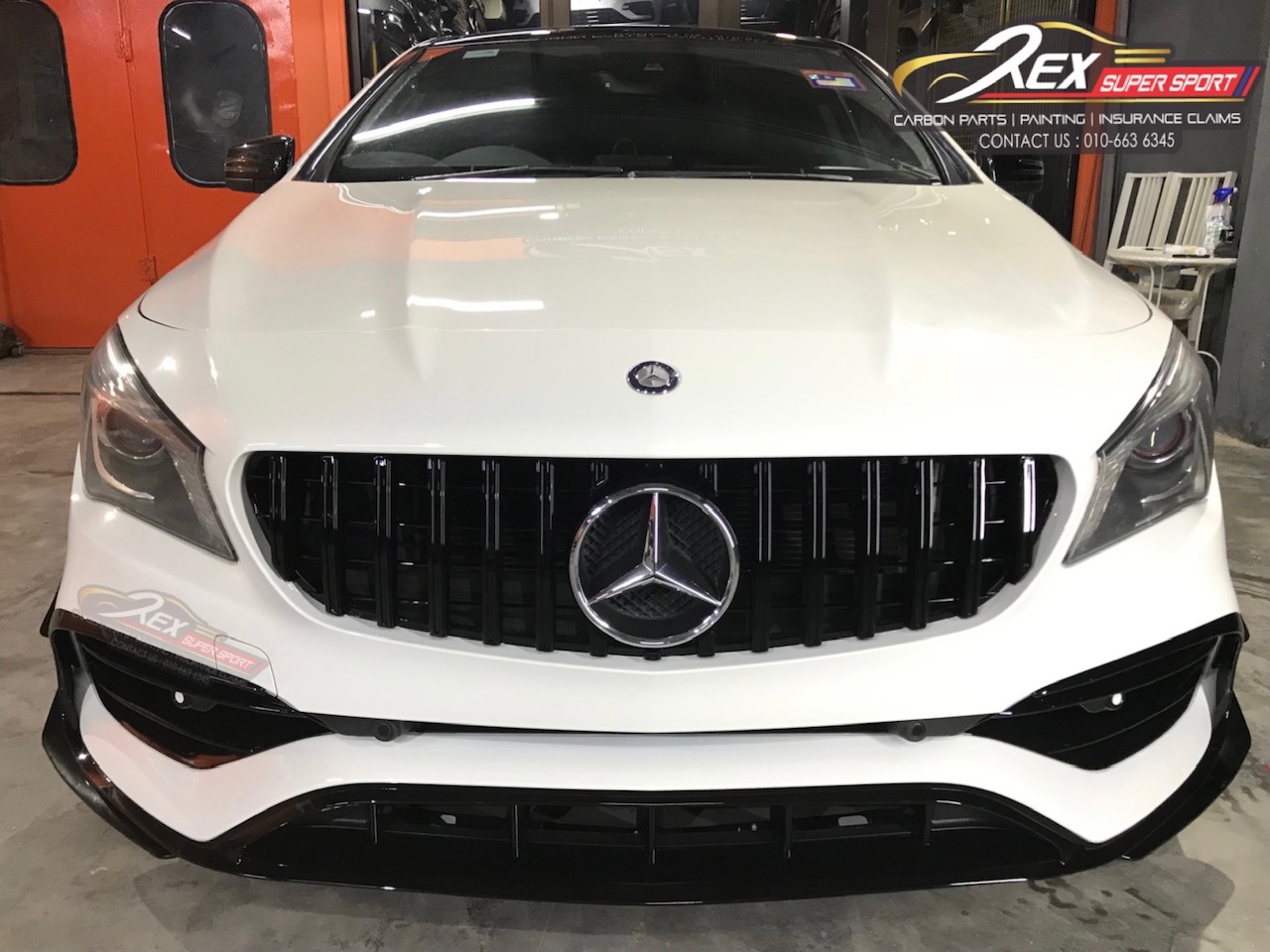 Facelift A-ClassW176 A180 A200 A250 A45 AMG Front Grill GT Black ...