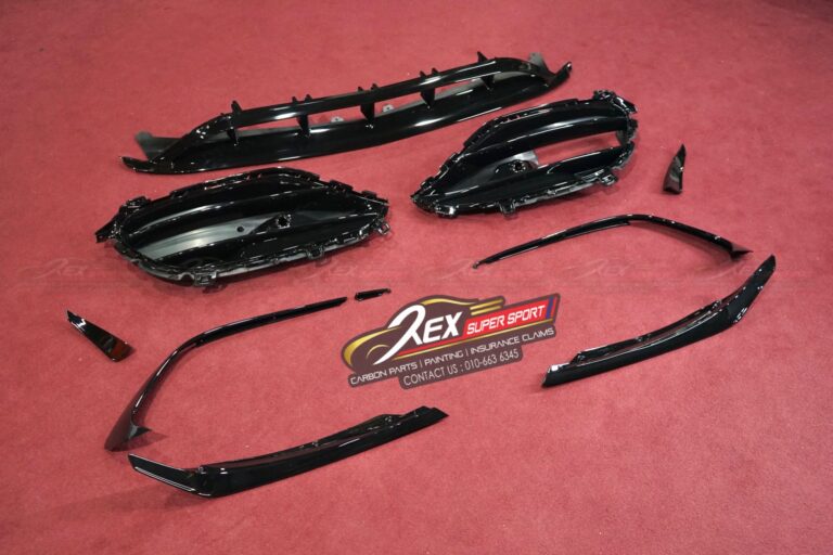 A-Class W176 A180 A200 A250 A45 AMG Front Canard Air - Vent Aerodynamic Kit Set