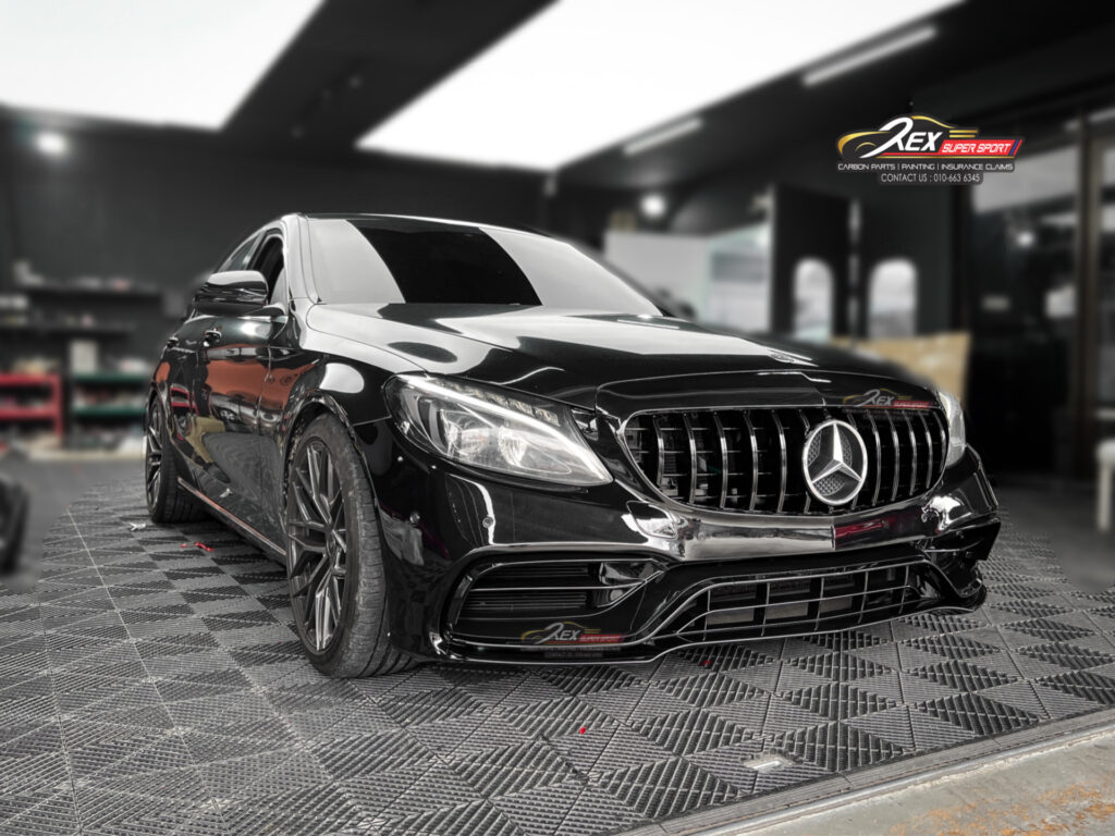C-CLASS W205 C200 C250 C300 C43 C63 Front Bumper C63s AMG - Rexsupersport -  Specializes In Providing Carbon Fibre Parts and Accessories
