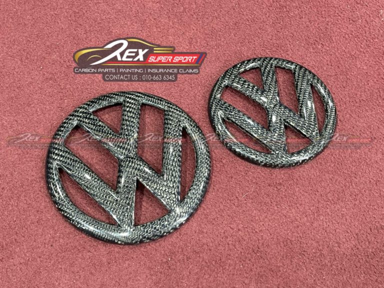 Golf Mk6 Vw Logo Emblem Carbon