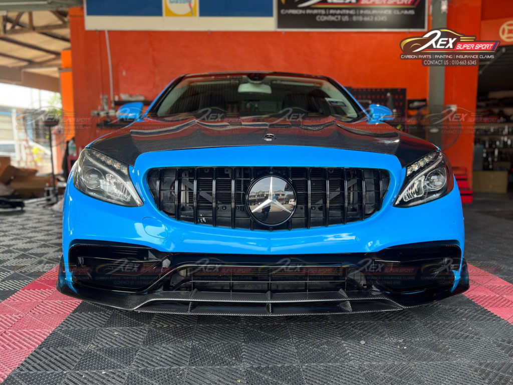 C-CLASS W205 C63 C63s AMG Front Lip Brabus - Rexsupersport - Specializes In  Providing Carbon Fibre Parts and Accessories