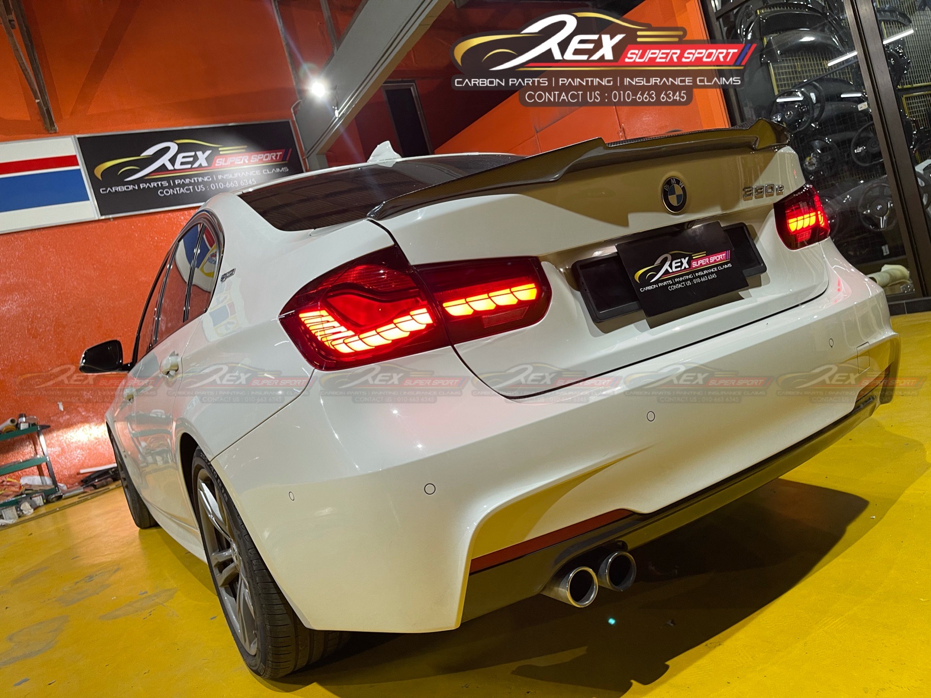 BMW F30 M3 GTS Dragon Red LED Dynamic Motion Sequential Rear Tail Lamp ...