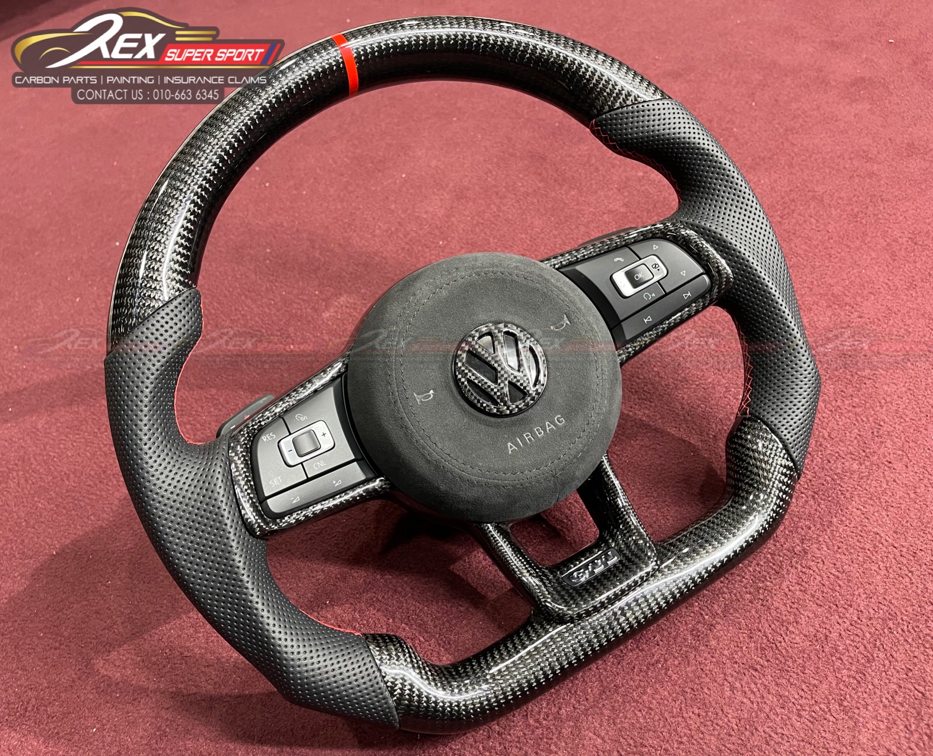 All Volkswagen Retrofit To Whole Set Mk7.5 GTI R Carbon Steering ...