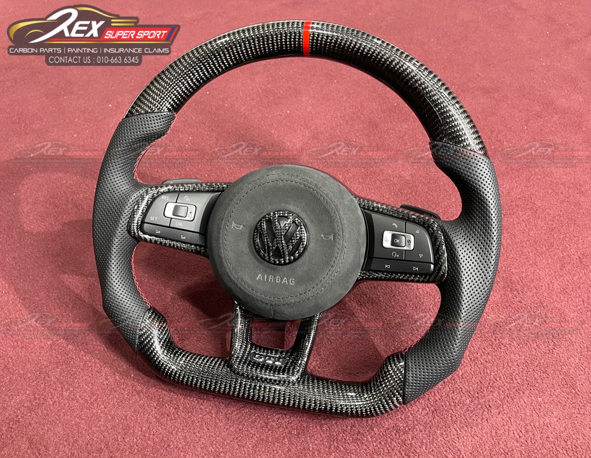 All Volkswagen Retrofit To Whole Set Mk Gti R Carbon Steering Rexsupersport Specializes