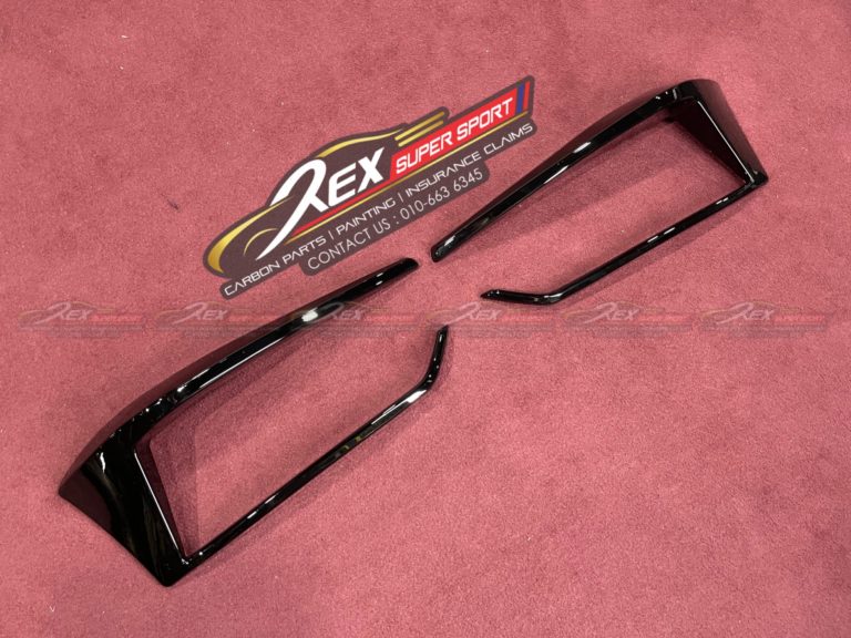 Golf Mk7.5 GTI R Rear Bumper Canard Black