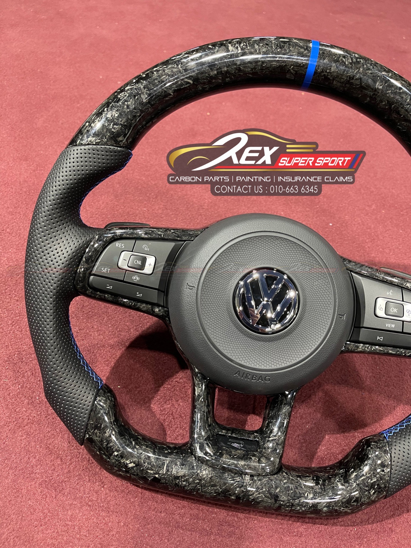 All Volkswagen Retrofit To Mk7.5 GTI R Carbon Steering