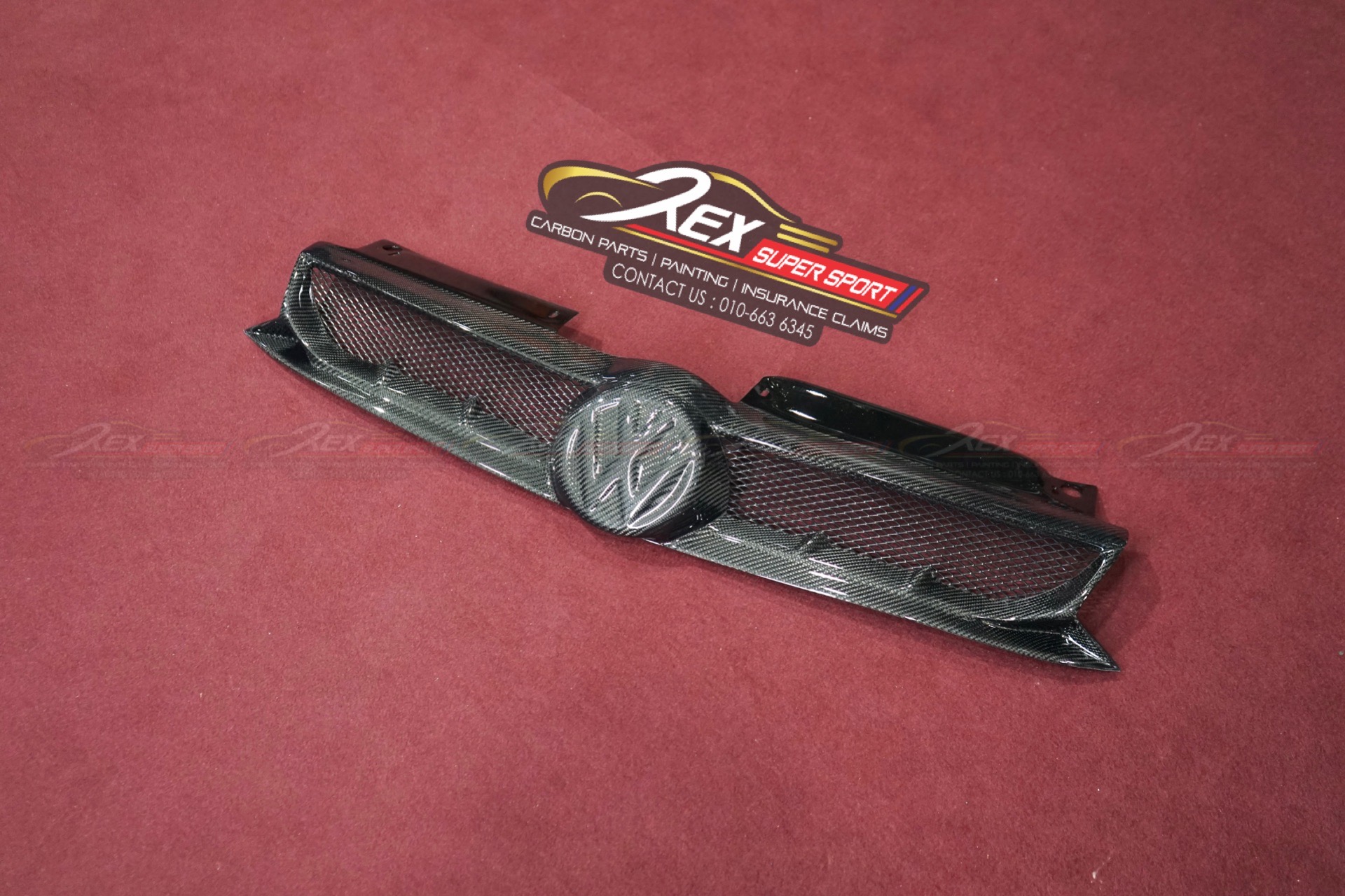 Golf MK6 Front Grill Carbon | Rexsupersport - Specializes In Providing ...