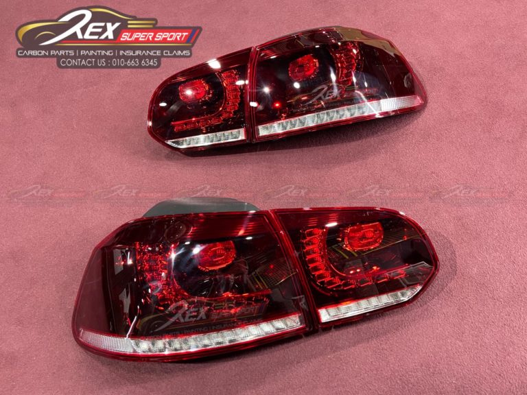 Golf Mk6 Rear R Lamp Led Dynamic Signal Red