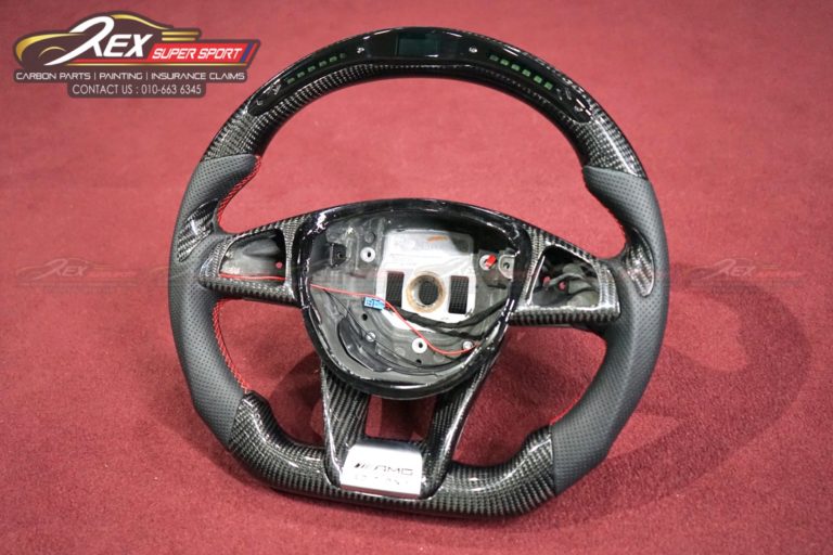 Mercedes LED Performance Carbon Fiber Steering