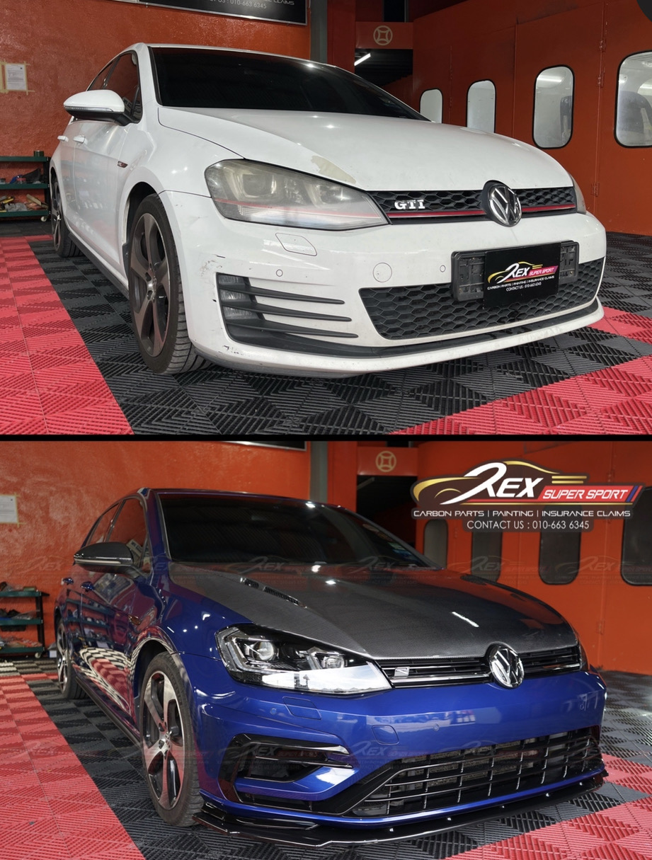 Golf MK7 Upgrade To MK7.5 R Advance Front Bumper | Rexsupersport ...